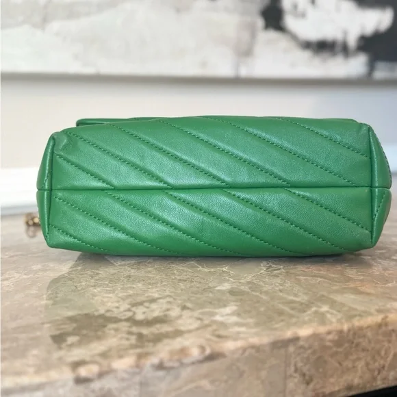 Tory Burch Small Kira Shoulder Bag – Green Leather - Picture 9 of 9